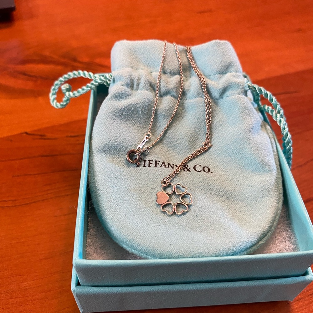 Tiffany & Co. Sterling silver Crown of Hearts pendant discontinued